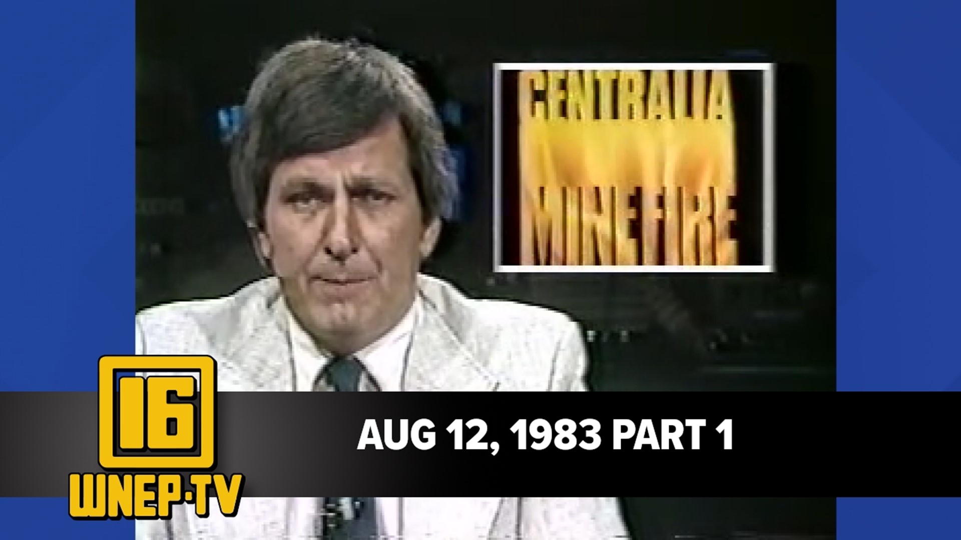 Mike Stevens is behind the anchor desk for August 12, 1983.