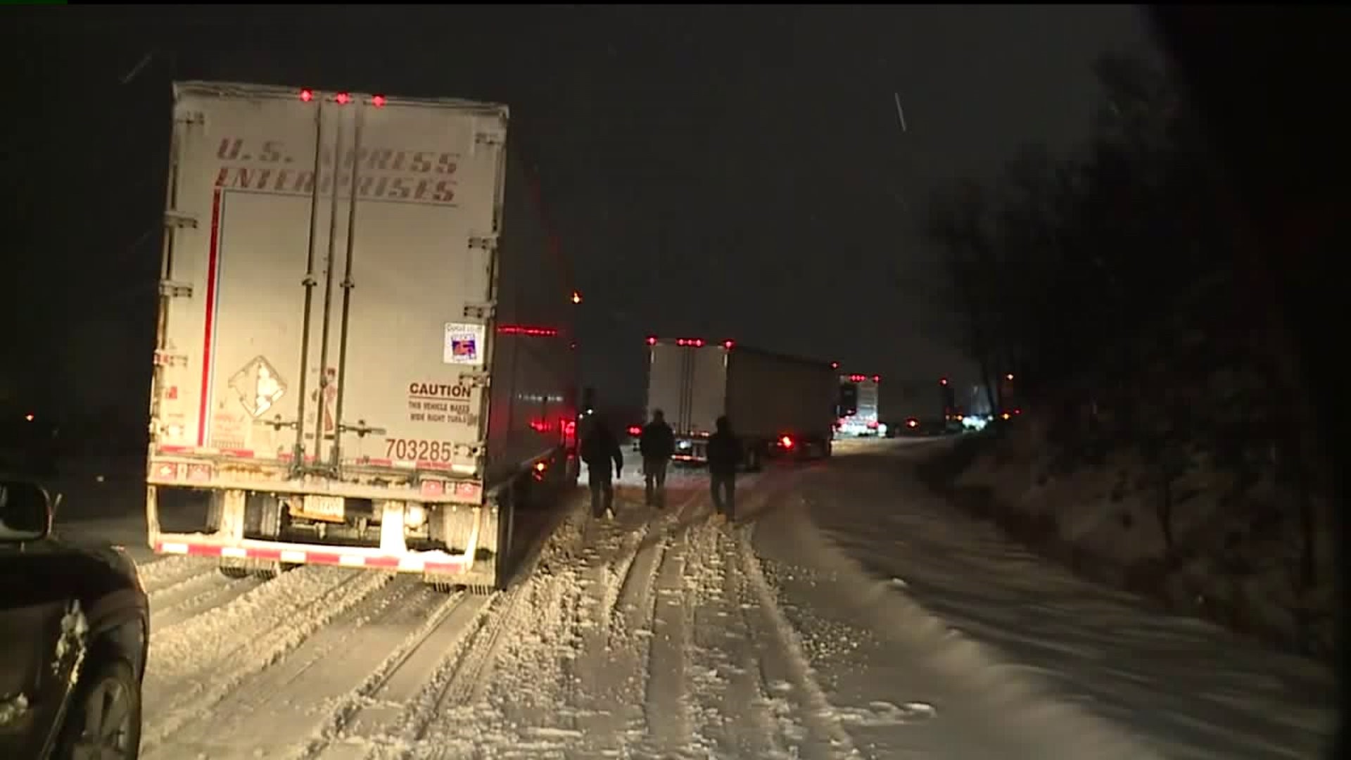 Snow Causing Traffic Headaches Along Interstate 81 South in Luzerne County