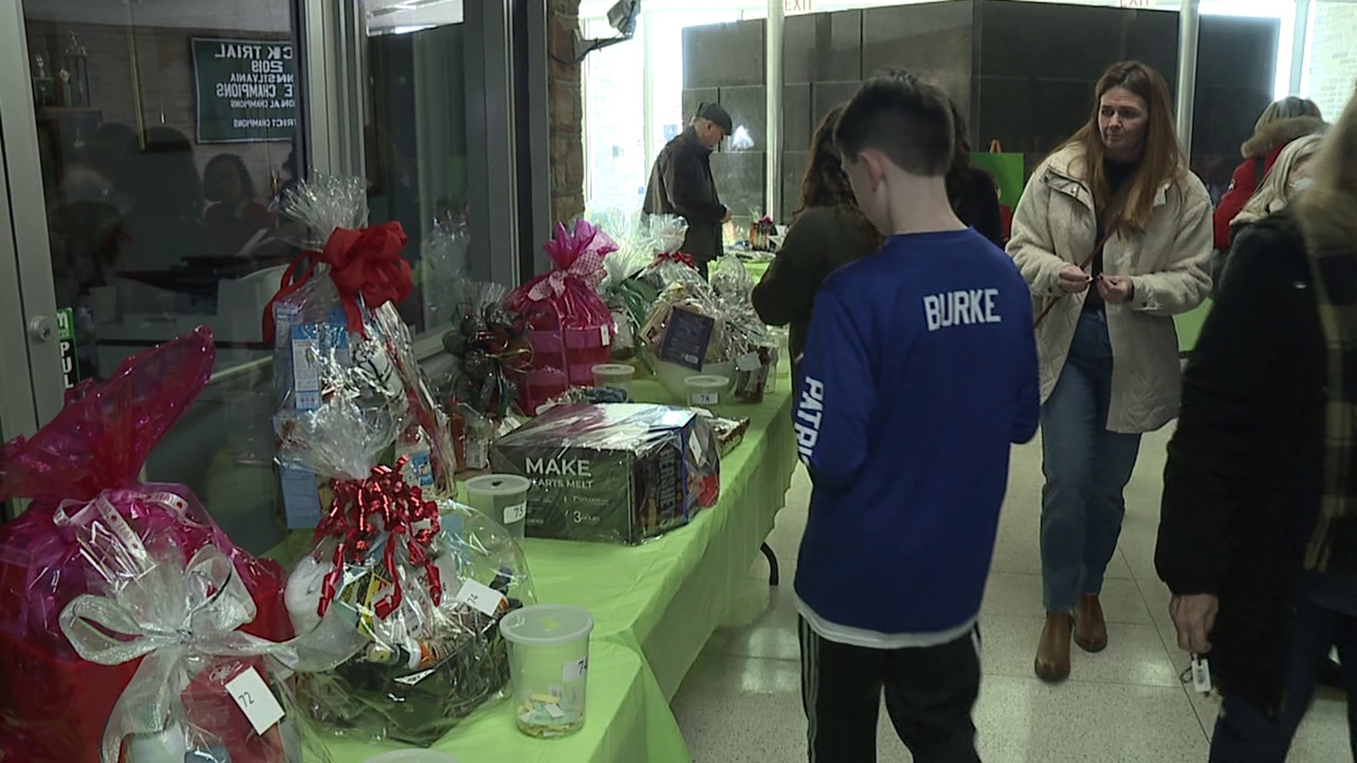 A fundraiser was held at the Holy Cross High School in Dunmore to help a 12-year-old and his family with health expenses.