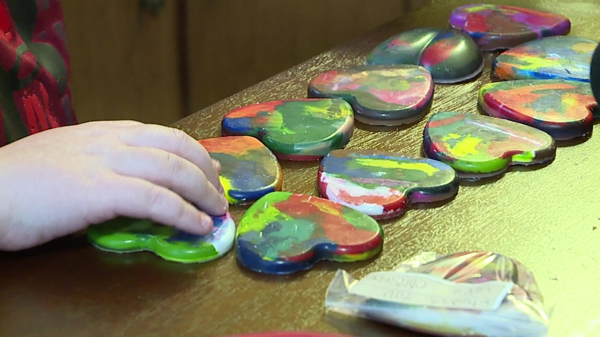 A 9-year-old boy and his mother are busy making crayons to raise funds for their favorite nonprofit.