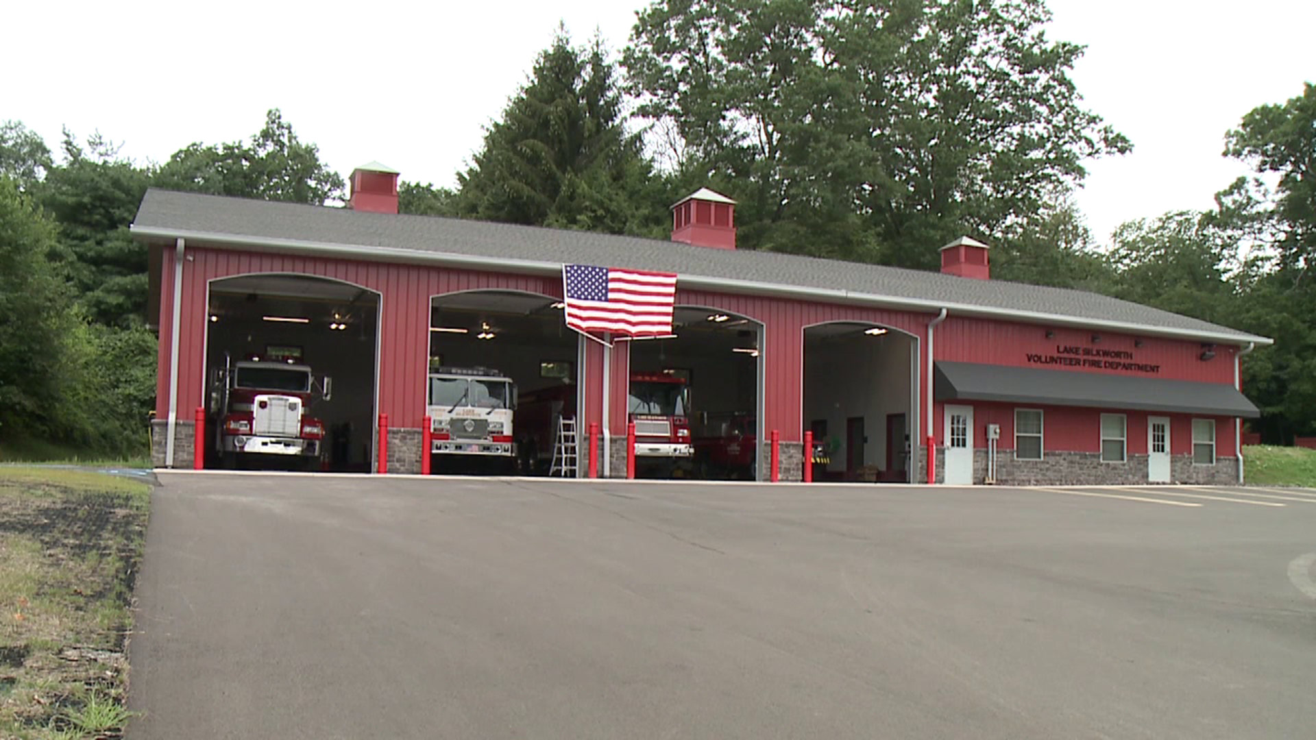 The department was given a $10,000 grant from the Department of Conservation and Natural Resources for a new brush truck to match their brand new fire station.