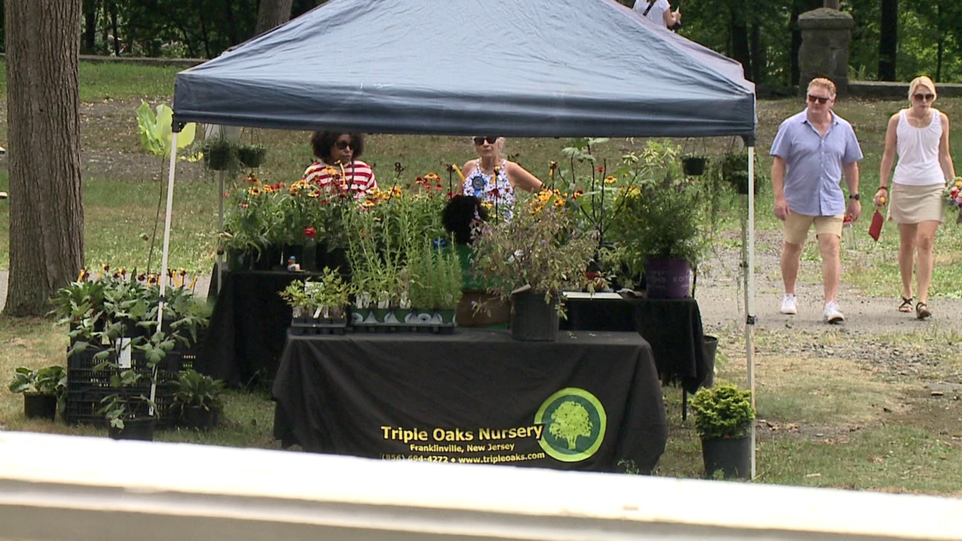 The inaugural flower show was held at Nay Aug Park Saturday afternoon.