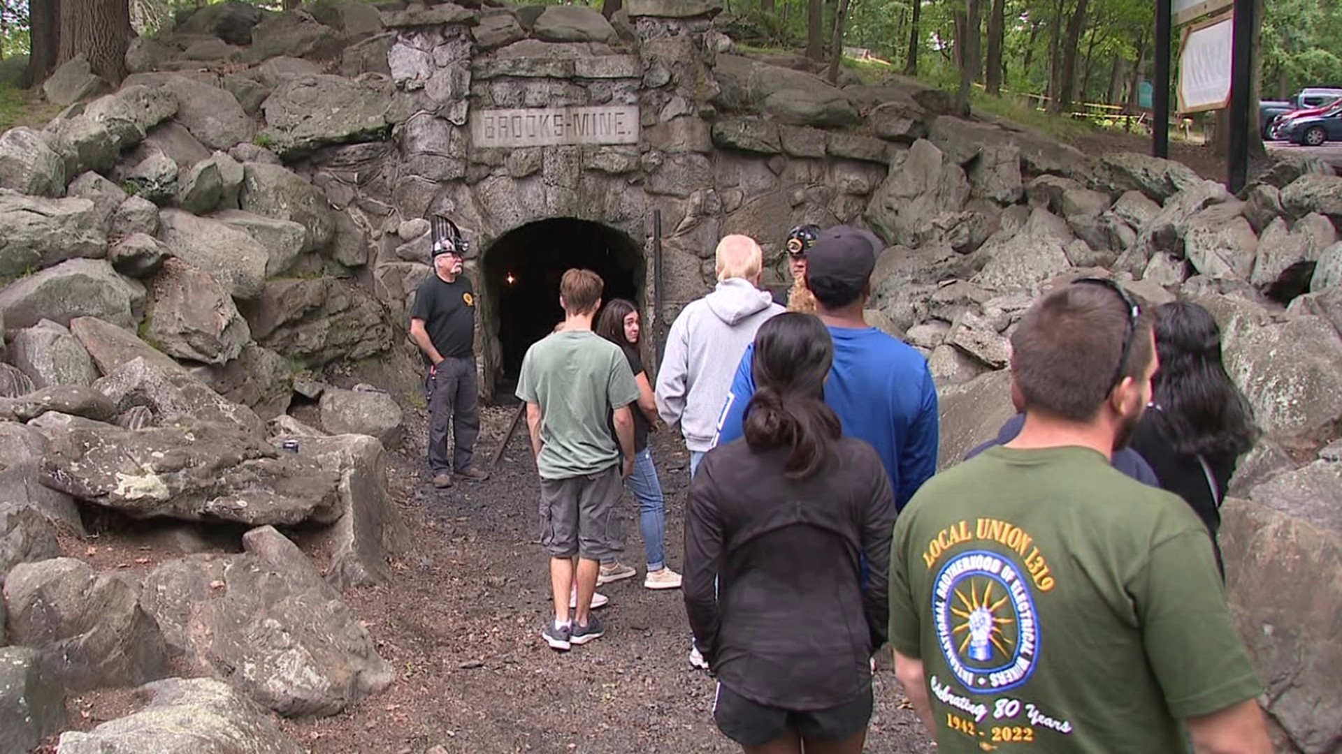 Hundreds came out Saturday for the grand reopening of the Brooks Coal Mine at Nay Aug Park in Scranton.