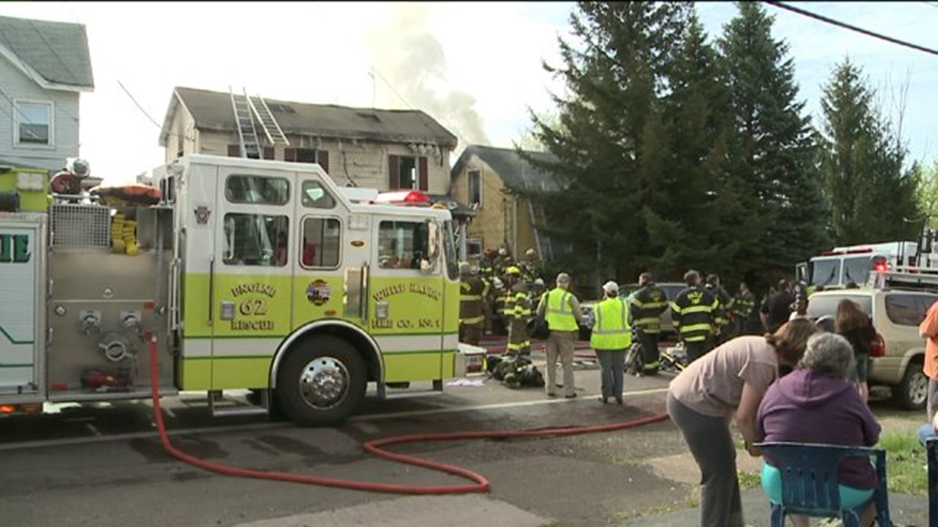 Two Homes Ruined By Fire, Eight People Forced Out