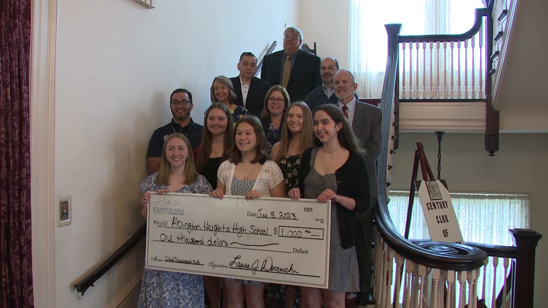 High school students hoping to make the world a better place were awarded grant money to help fund their efforts.