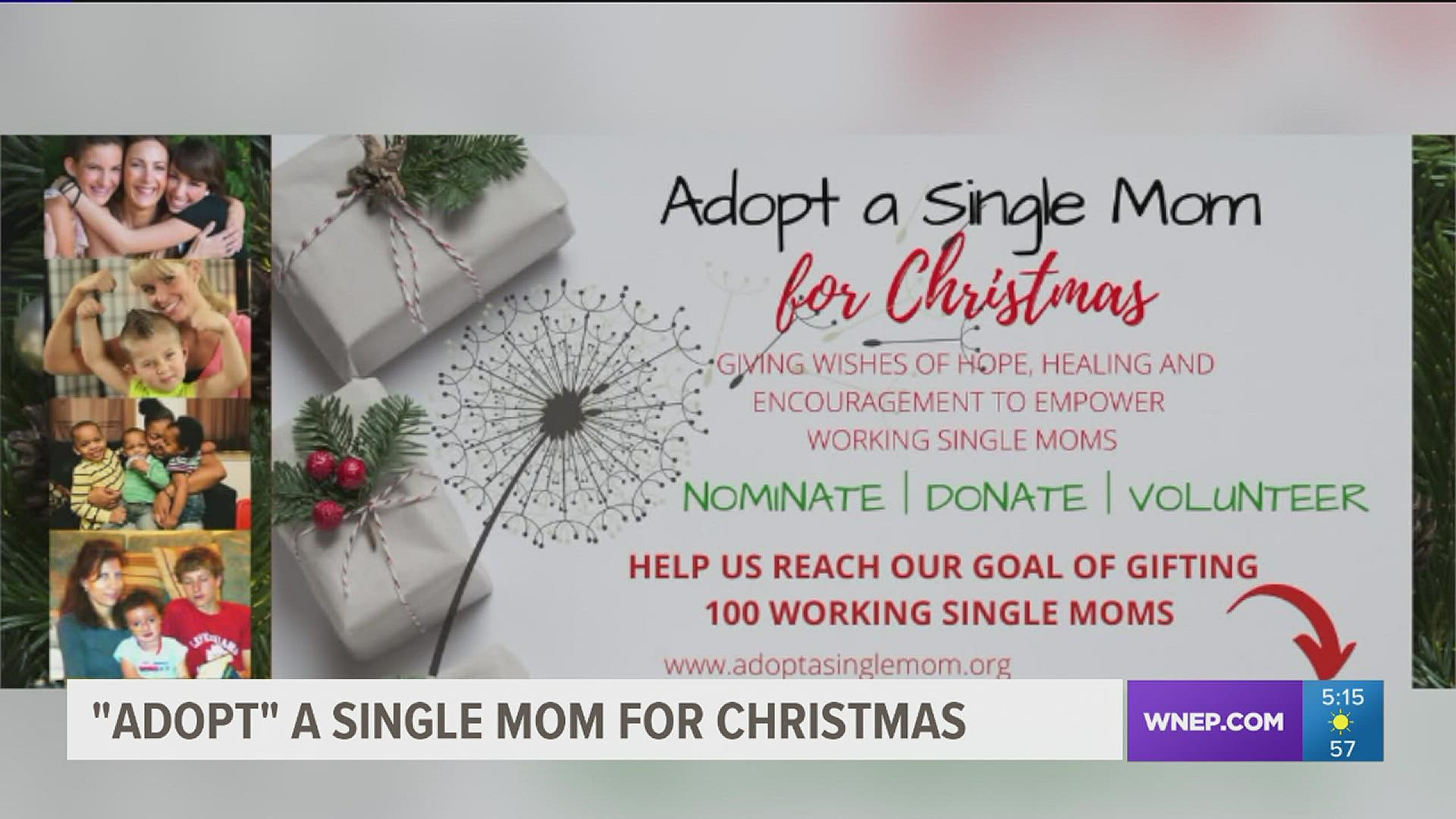 A nonprofit in Luzerne County wants you to start thinking about Christmas and single moms who might need a helping hand to make their holiday special.
