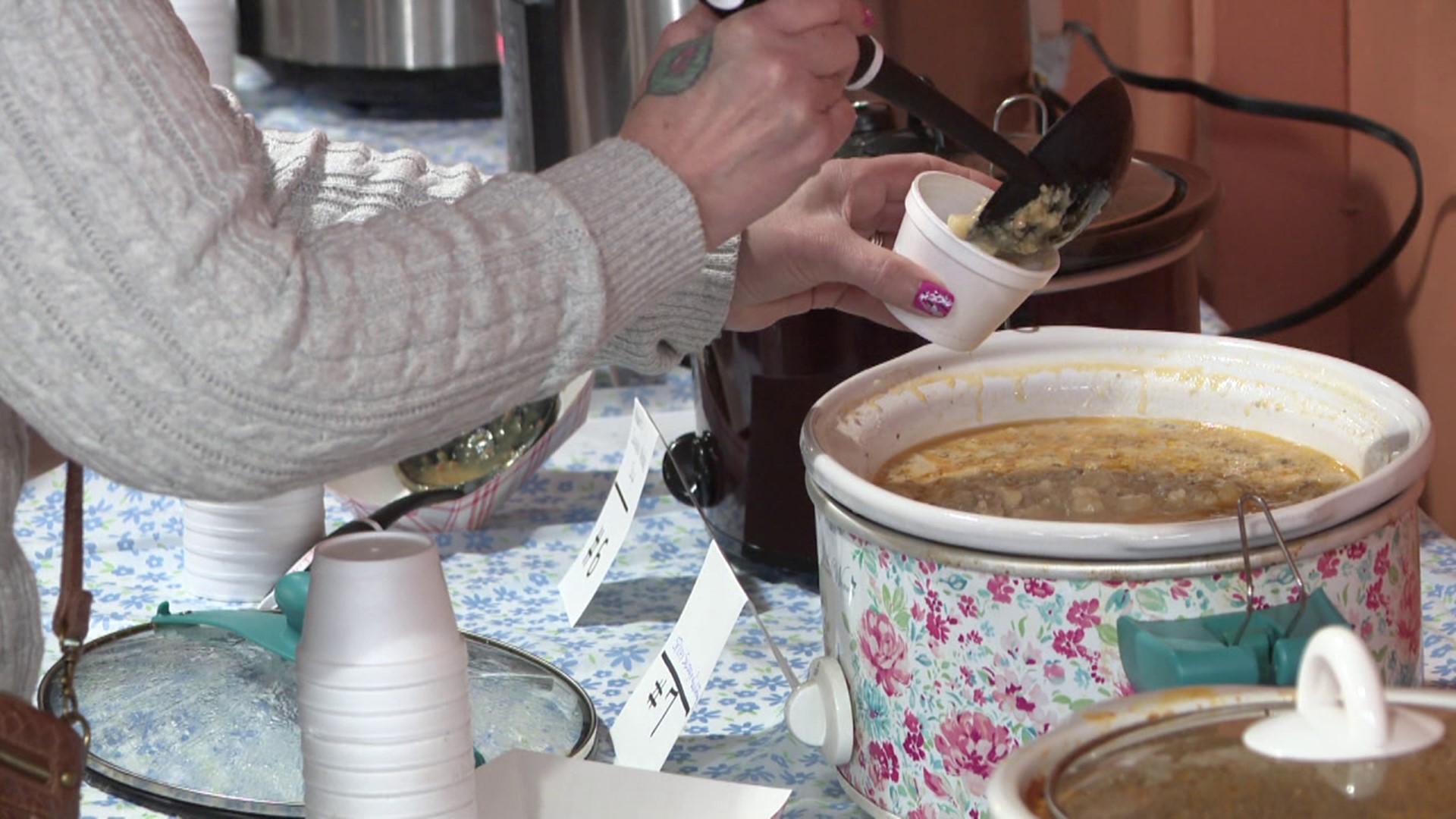 It was a perfect day to warm up with some soup in Susquehanna County.