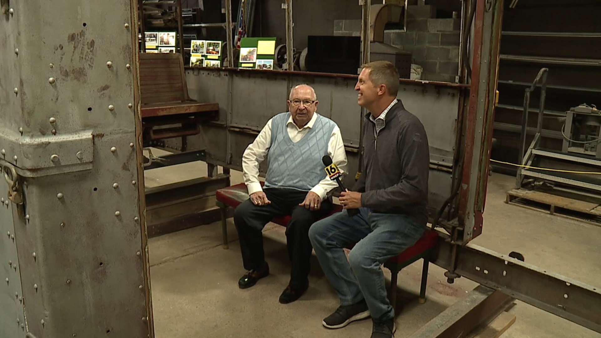 Newswatch 16's Jon Meyer introduces two brothers in Luzerne County who are continuing their father's mission to get a century-old trolley back on the rails.