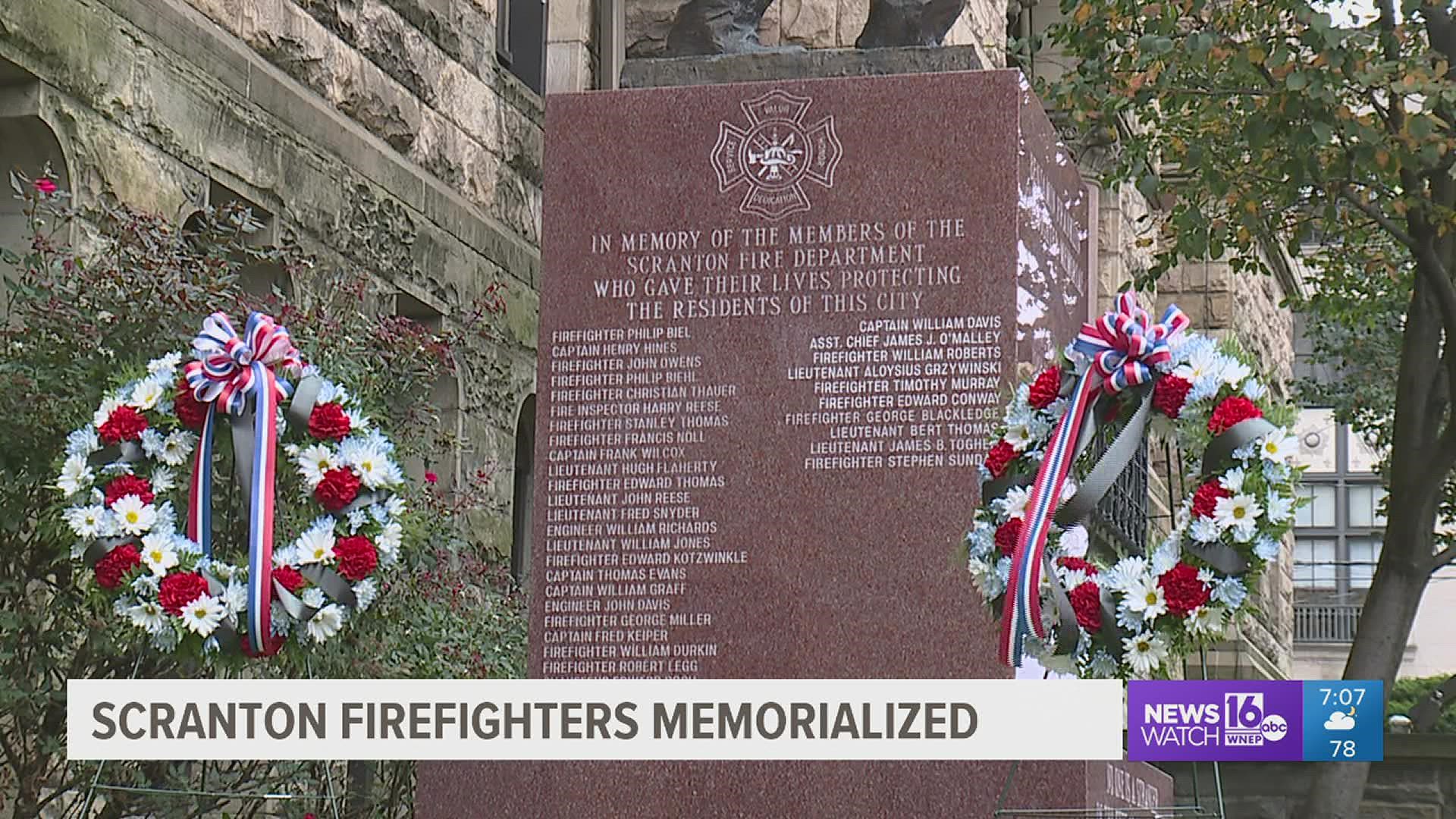 The fire Department lost two members in 2020, now they are being honored.