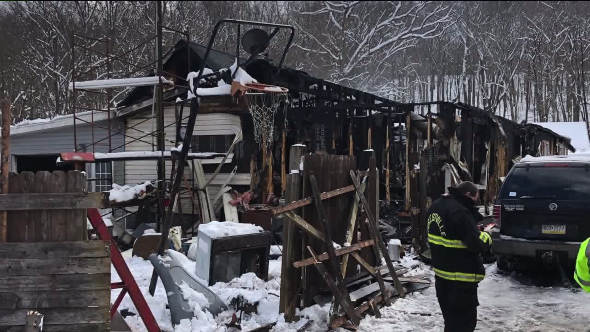 Dogs Escape Flames in Schuylkill County Home