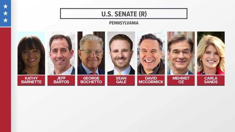 U.S. Senate Pennsylvania Republican too close to call