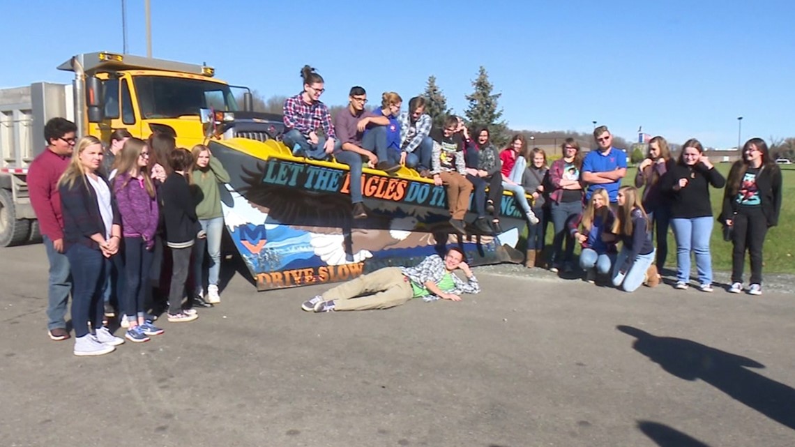 Mountain View Celebrates Paint The Plow Win