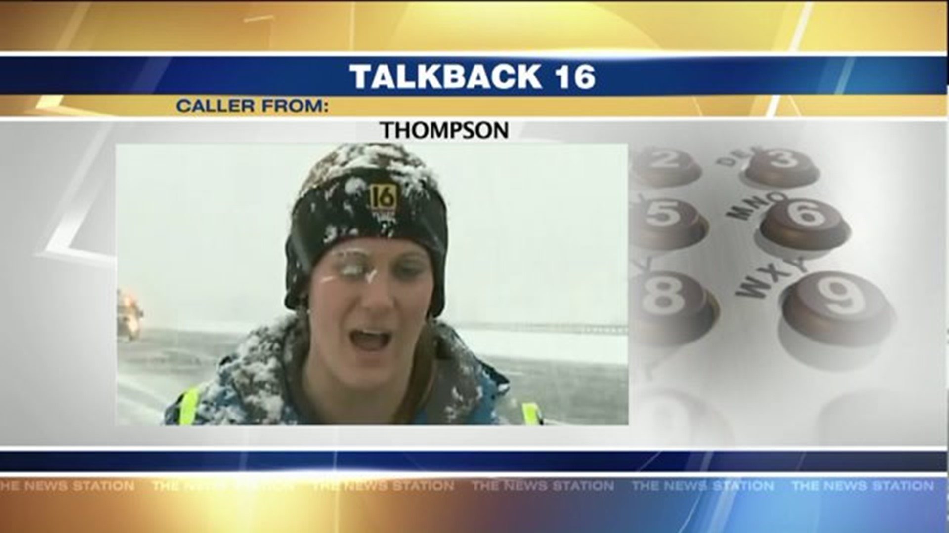 Talkback 16: Snow Forecast, News Content