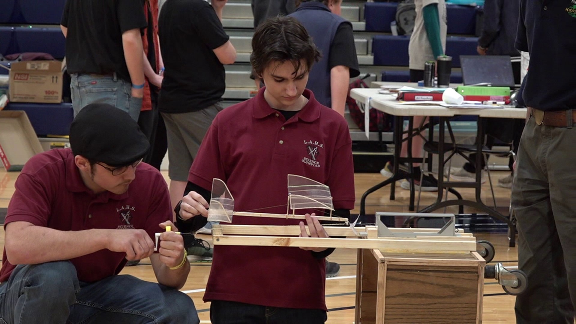 Students around the region have been working on their stem skills for the past few months to show them off at the Science Olympiad Tournament in Luzerne County.