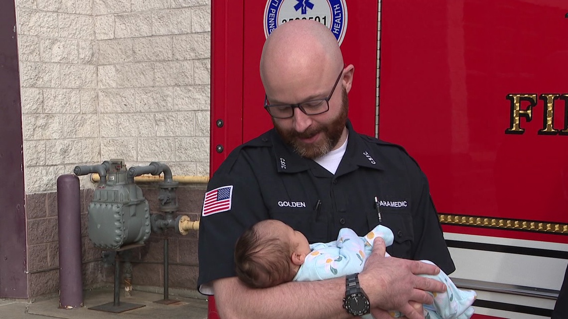 Lackawanna County paramedics reunite with baby they helped deliver ...