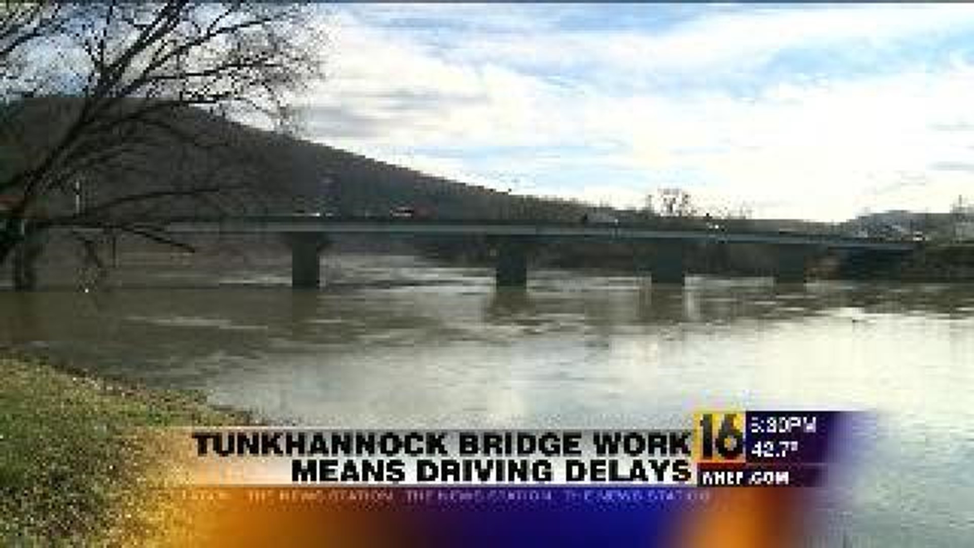 Tunkhannock Bridge Work Means Driving Delays