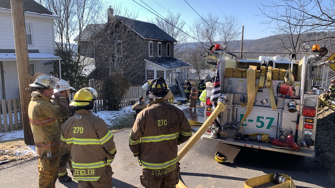 Home in Catawissa hit by flames