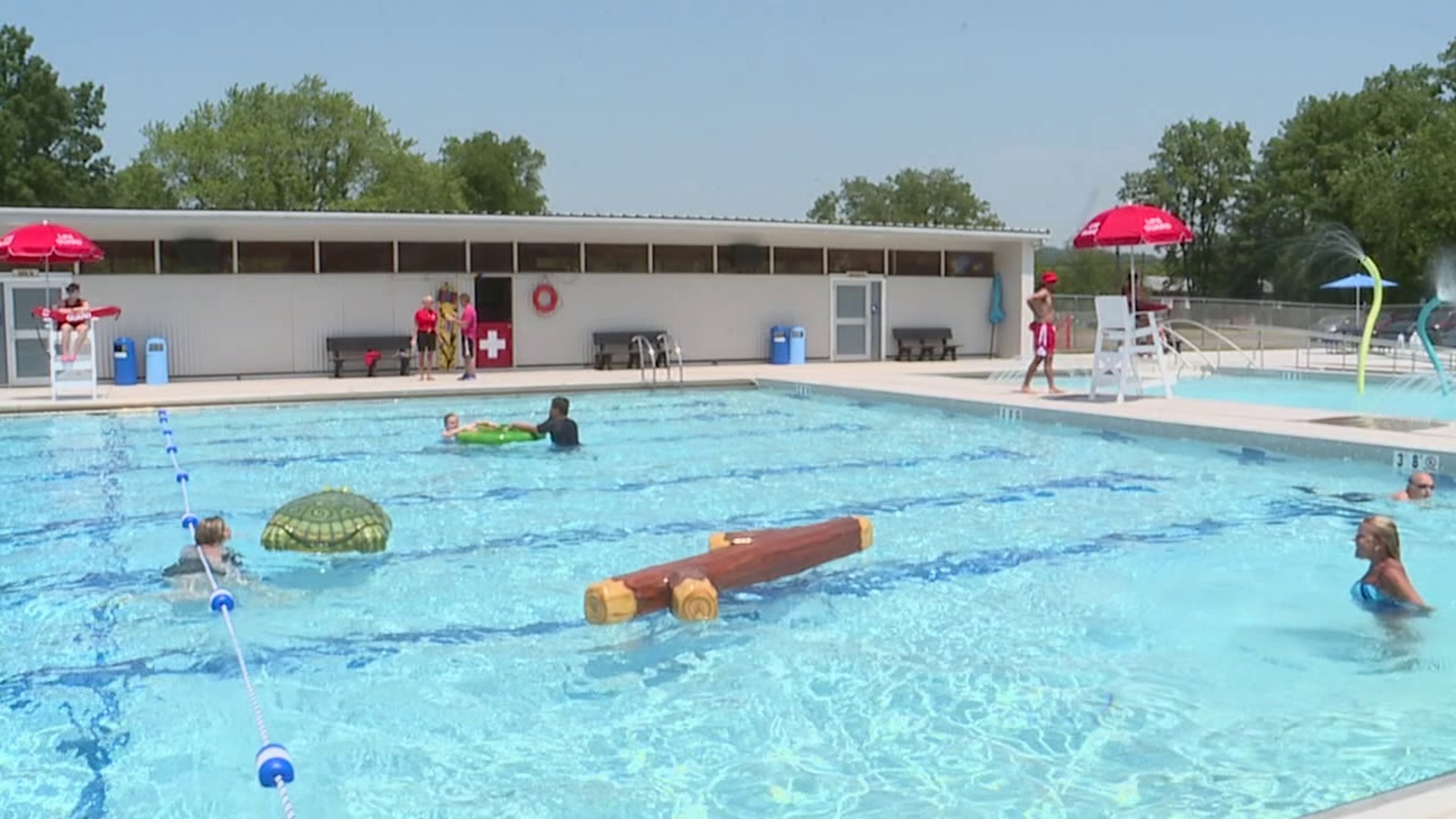 The community celebrated the reopening of the Bloomsburg Town Pool after six years of it being closed due to repairs.