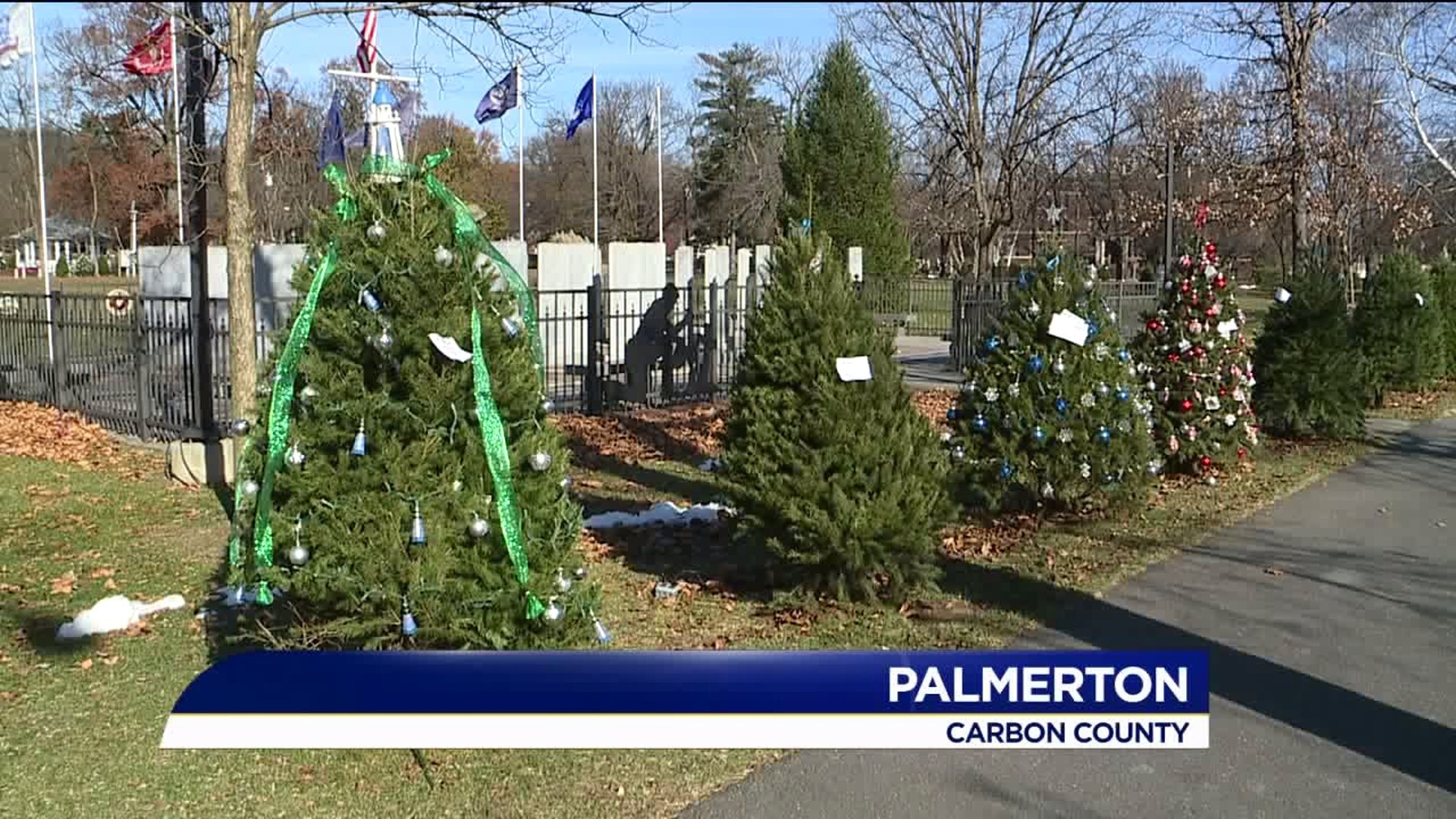 Getting Ready for Christmas in the Park in Palmerton