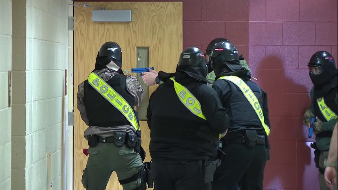 FBI trains central Pennsylvania officers in active shooter response at Commonwealth University Bloomsburg campus