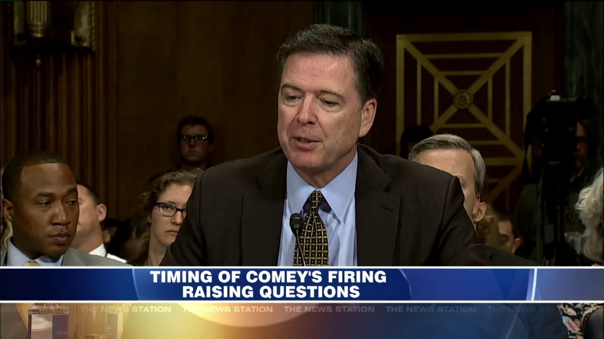 Timing of FBI Director`s Firing Raising Some Questions