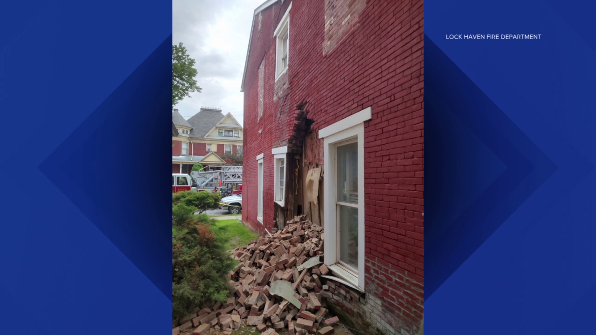Partial building collapse in Lock Haven displaces two tenants ...