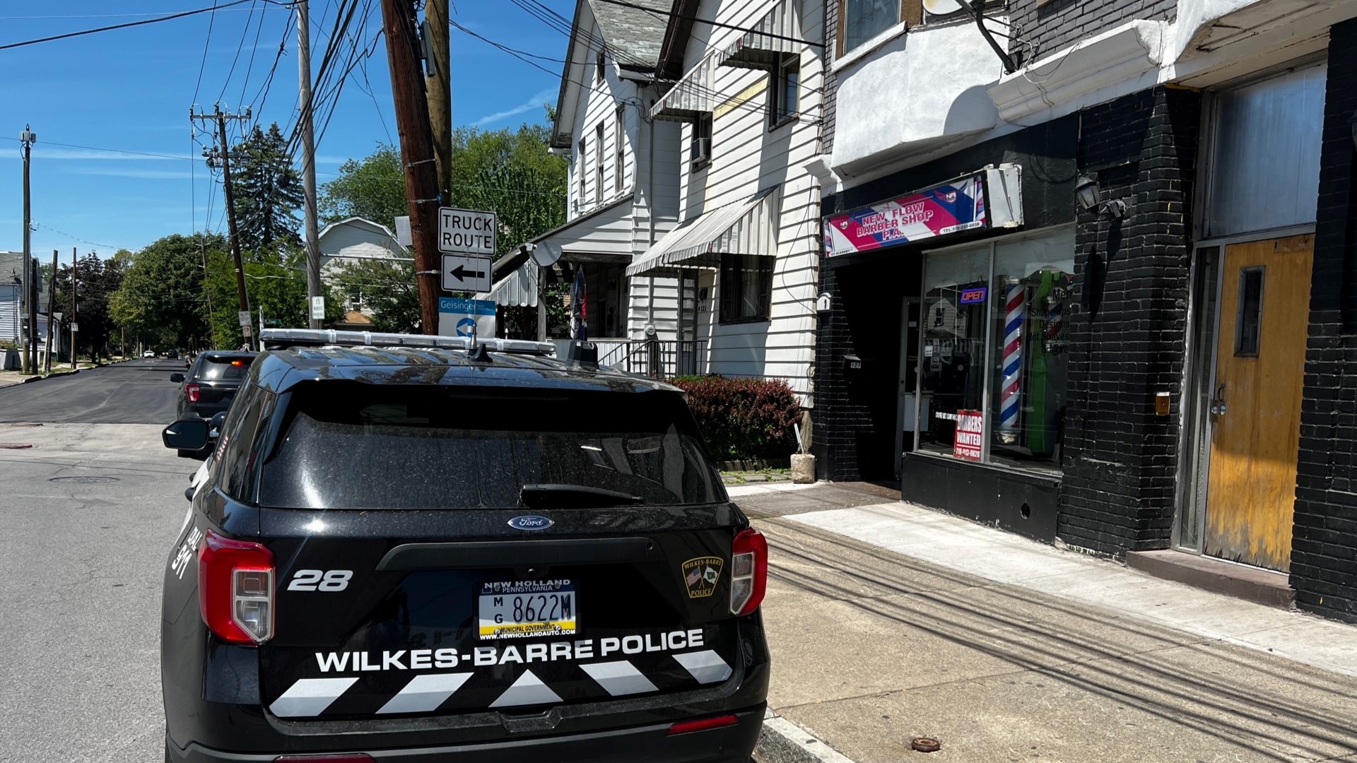 Police say a man was shot inside a barbershop on Wednesday.
