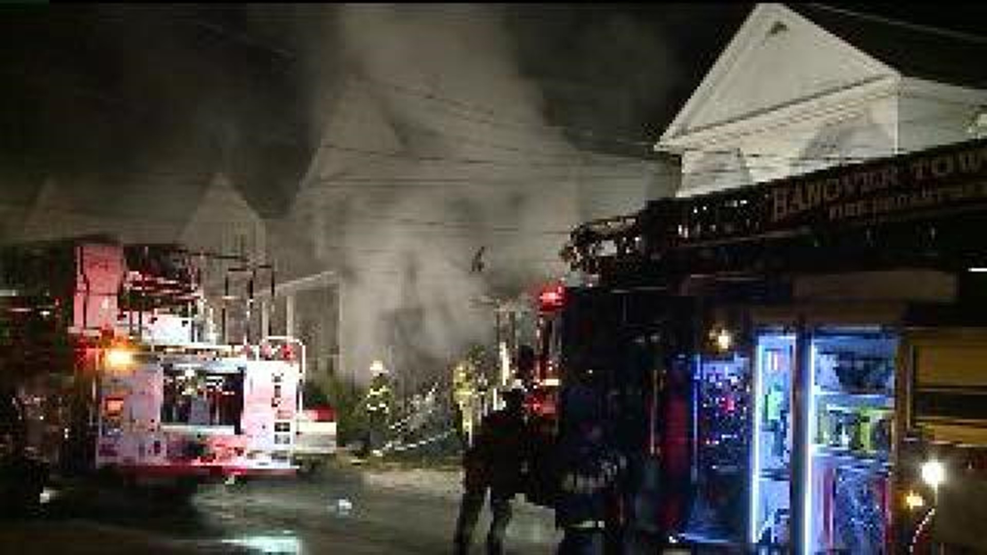 Battling a Blaze in Luzerne County
