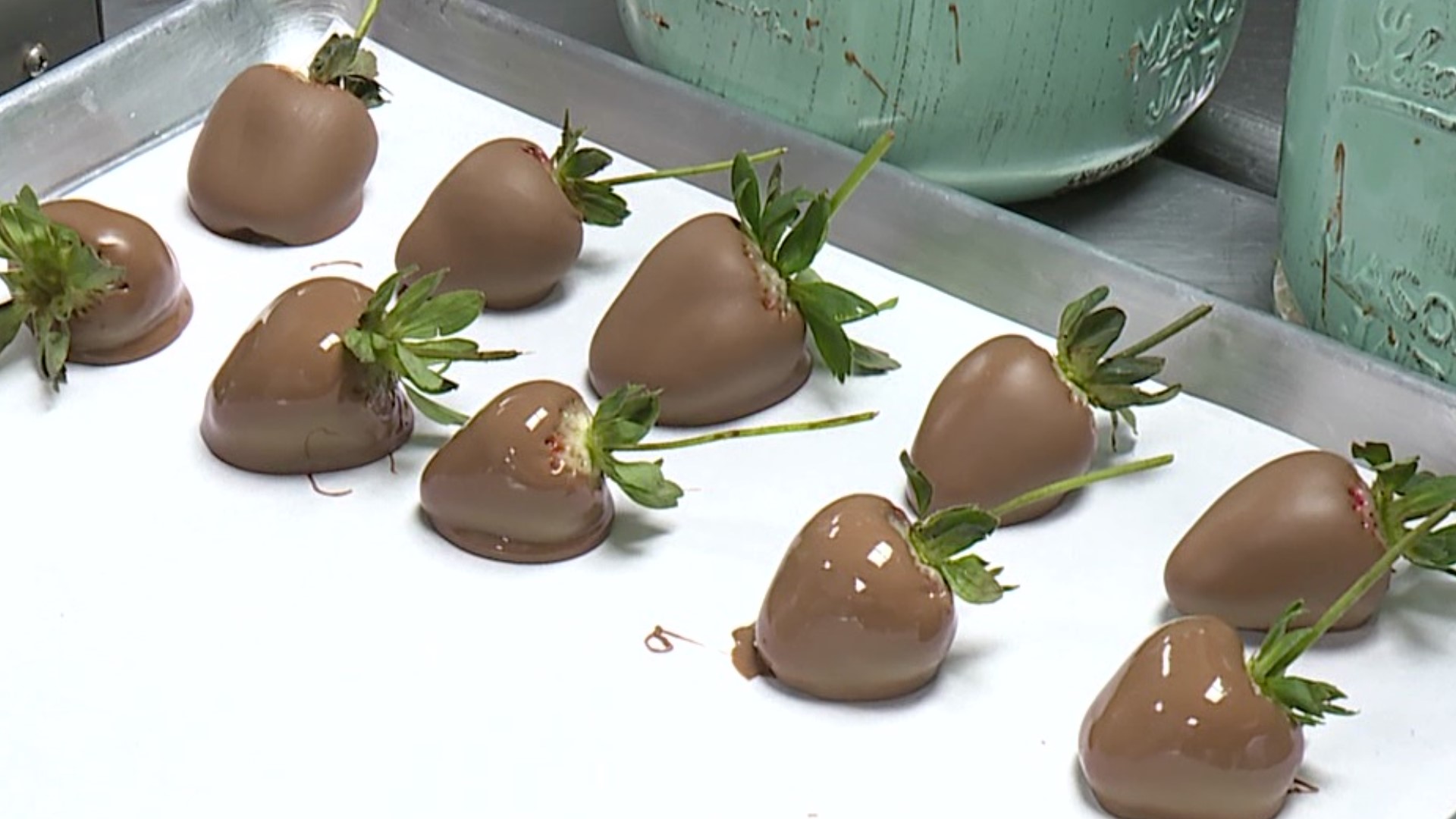 Valentine's Day and the days leading up to the holiday make for one of the busiest times for candy stores.