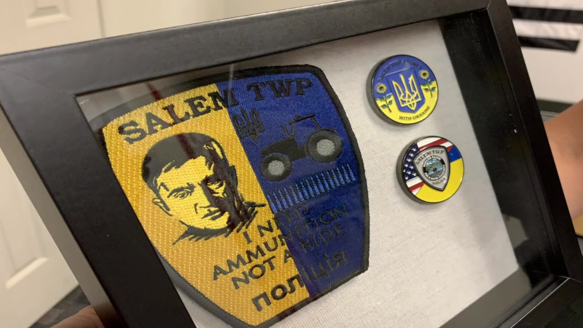 The items were designed by the Salem Township Police Department.