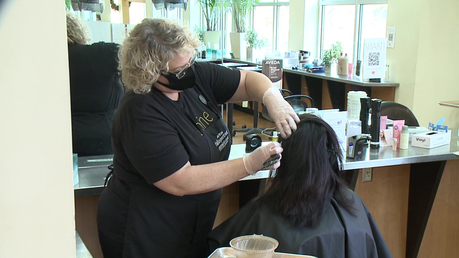 A hair salon in Kington says it's prepared for anything the pandemic sends its way.