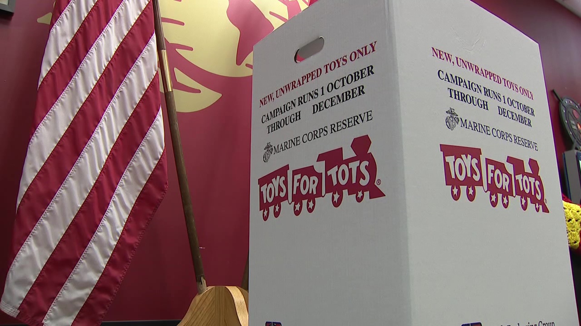 Newswatch 16's Amanda Eustice shows us where and when you can help Toys for Tots in the Poconos.