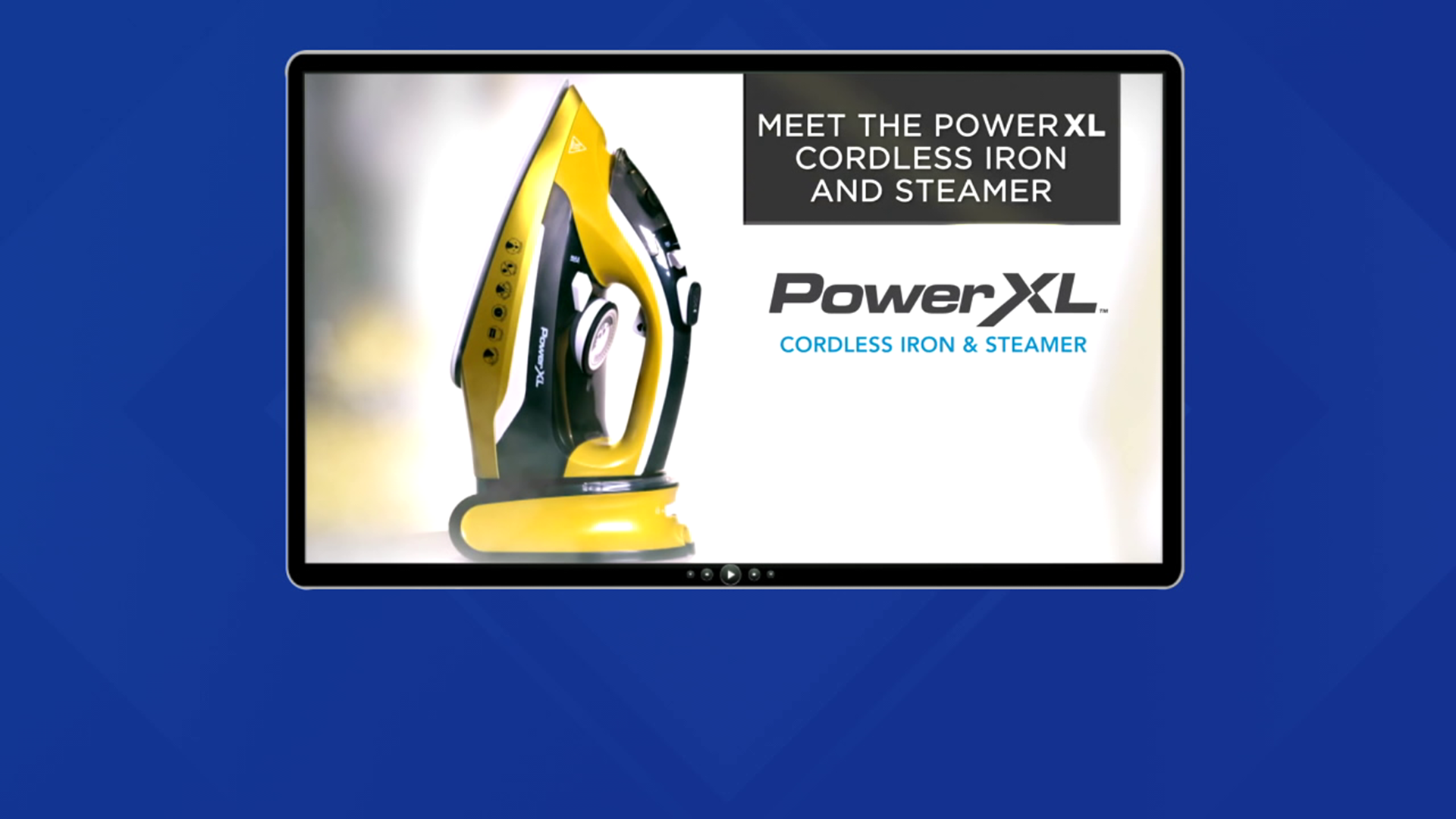 PowerXL Cordless IRON/STEAMER