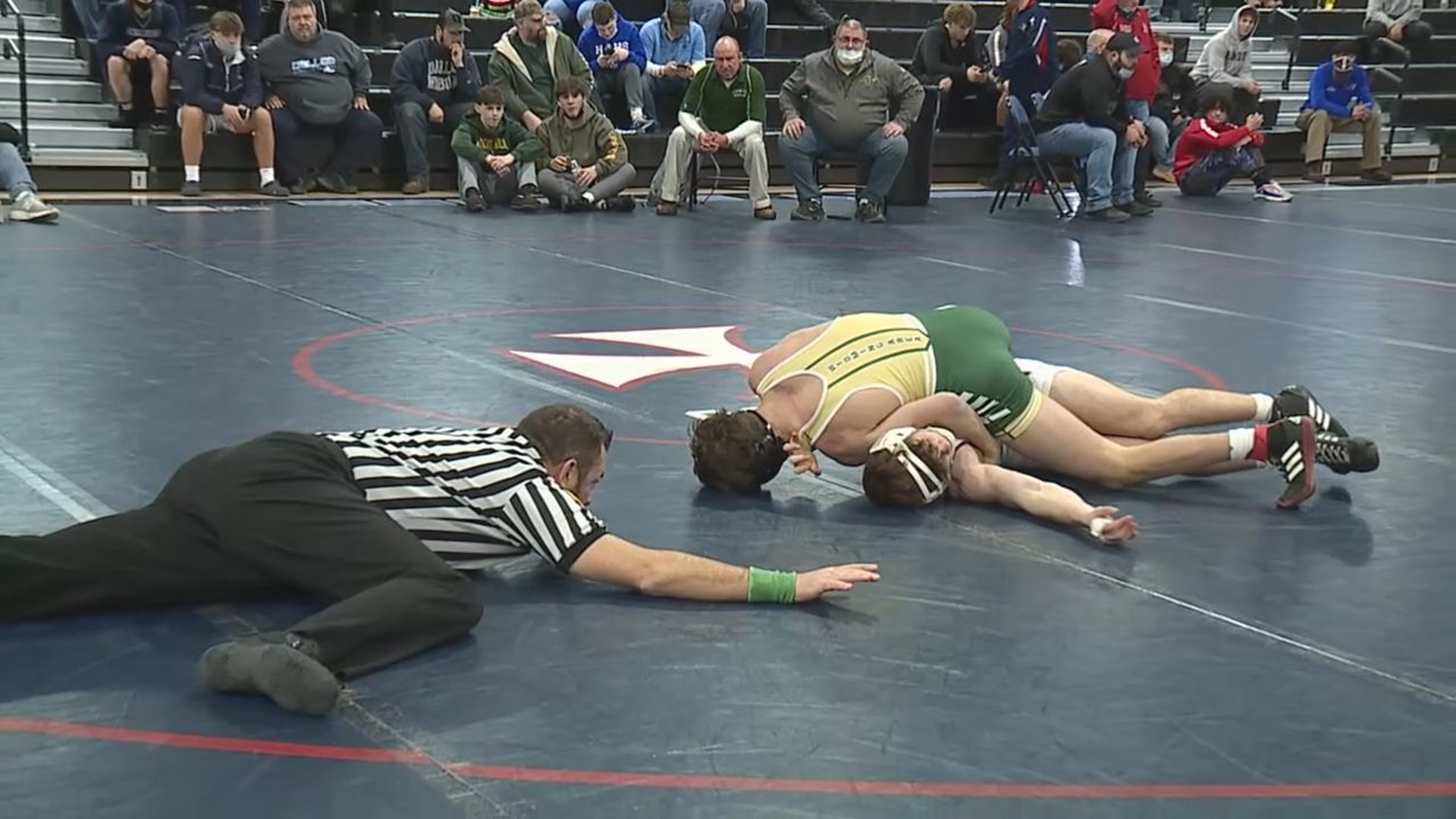 Jaden Pepe Won the 126 Pound Title, as Wyoming Area Won the Team Title at the WVC Championships