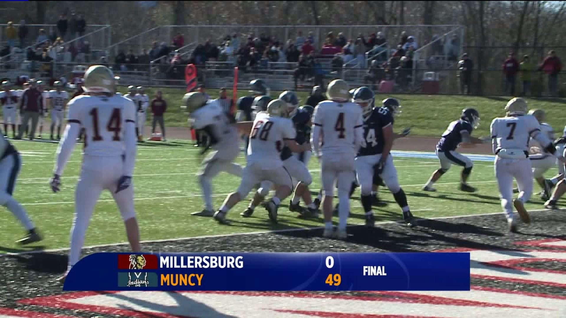 Muncy Tops Millersburg 49-0 for First State Win