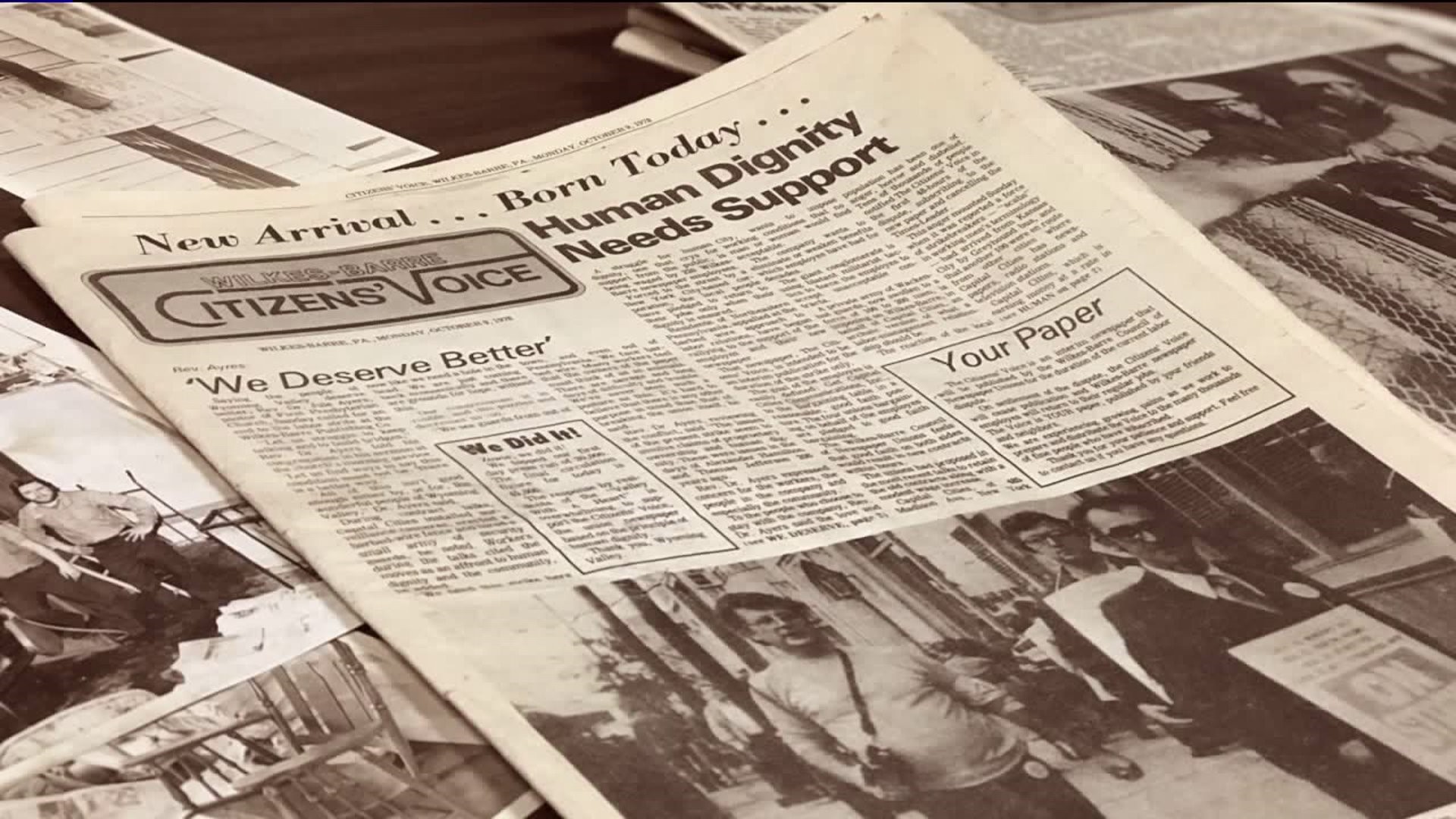 'Strike Paper' Lasts 40 Years: Citizens' Voice Celebrates Anniversary