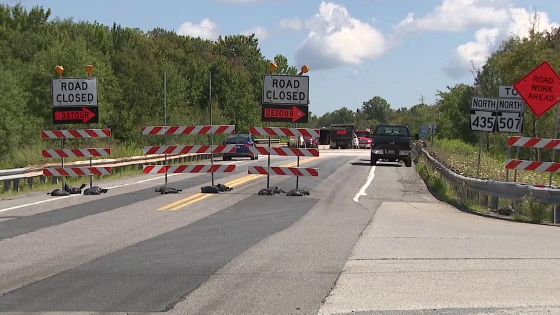 Newswatch 16's Amanda Eustice spoke to residents of a community nearby about the major roadblock.