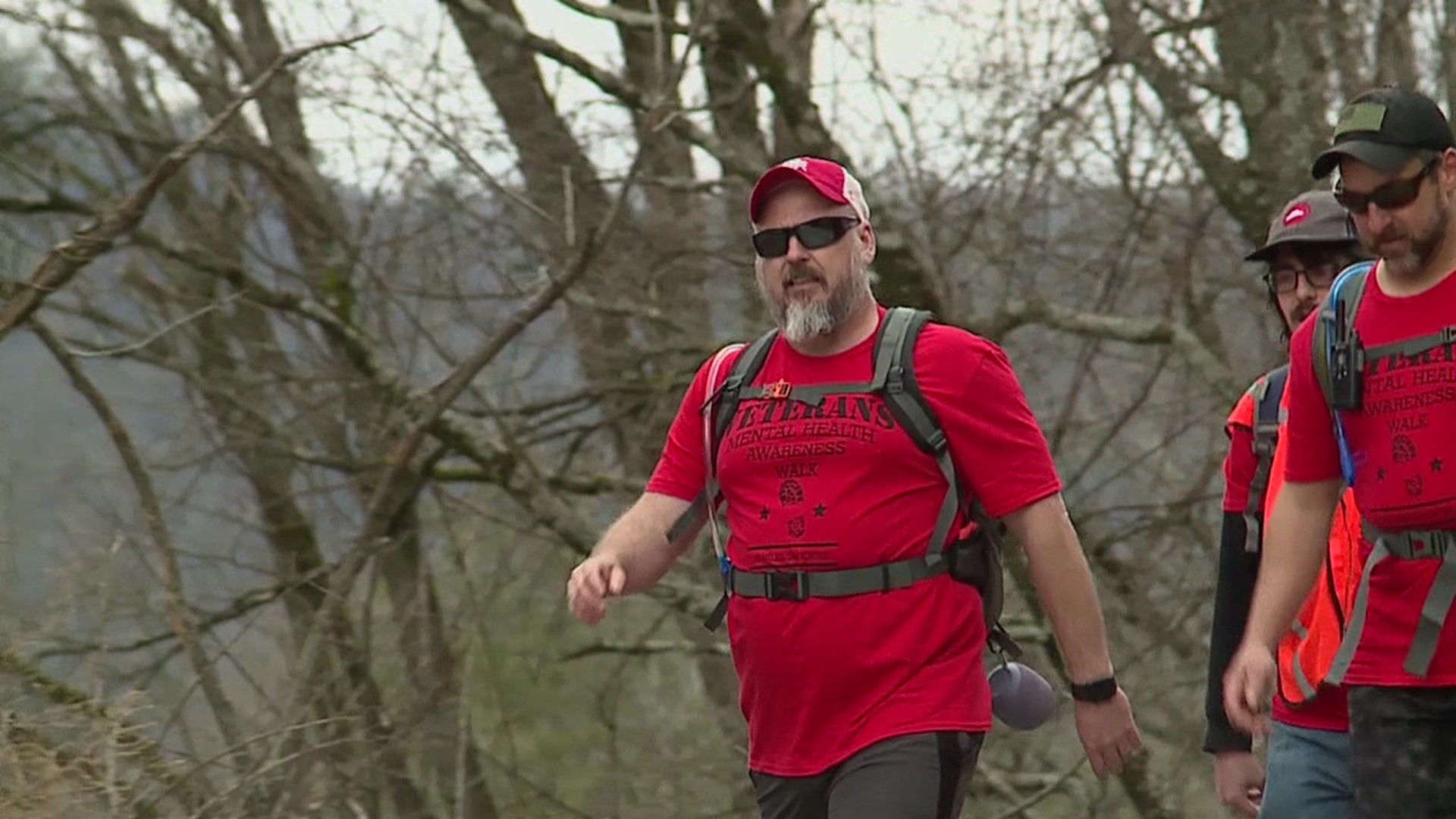 Ryan Hayslip is walking 50 miles in 24 hours to raise awareness for veterans struggling with mental health.