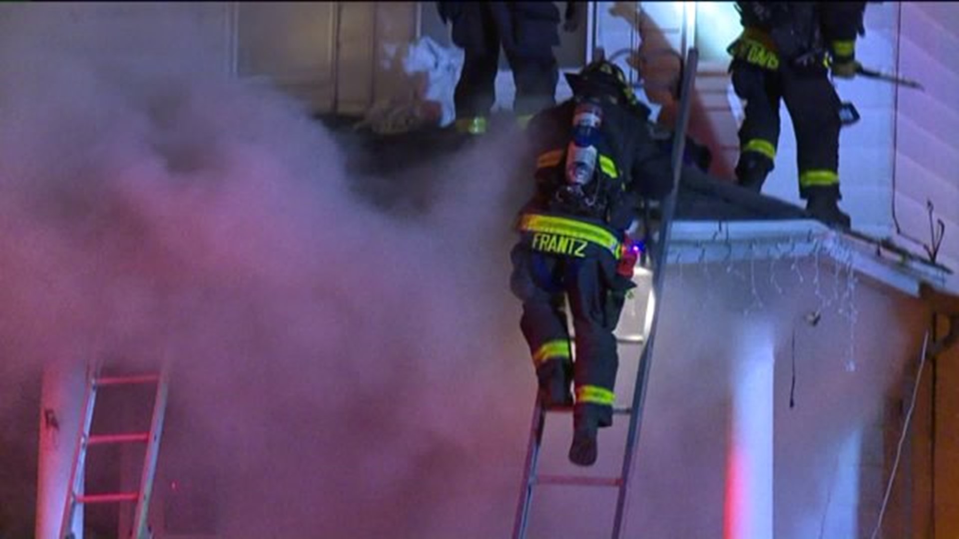 Residents Rescued from Burning Home in Scranton