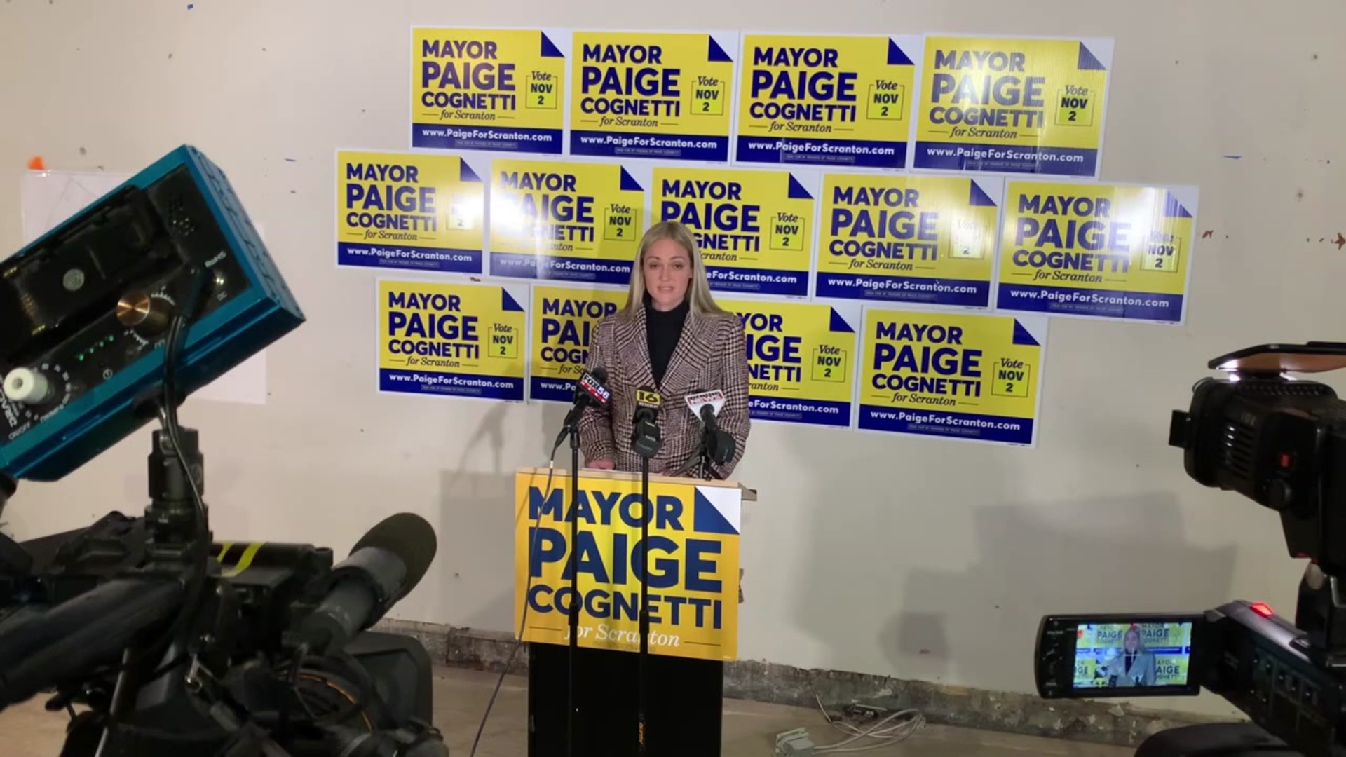 Paige Cognetti is the incumbent mayor. Darwin Shaw was the only Republican on the ballot in the spring.