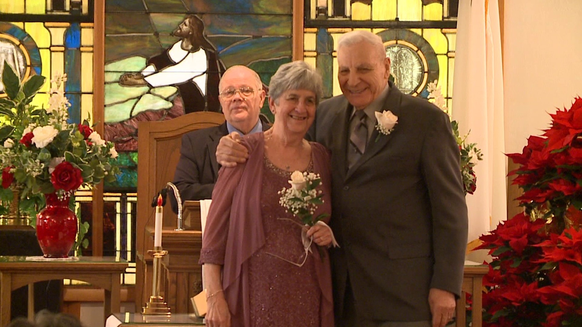A Luzerne County couple proved love has no timeline on Saturday as they tied the knot in their 80s.