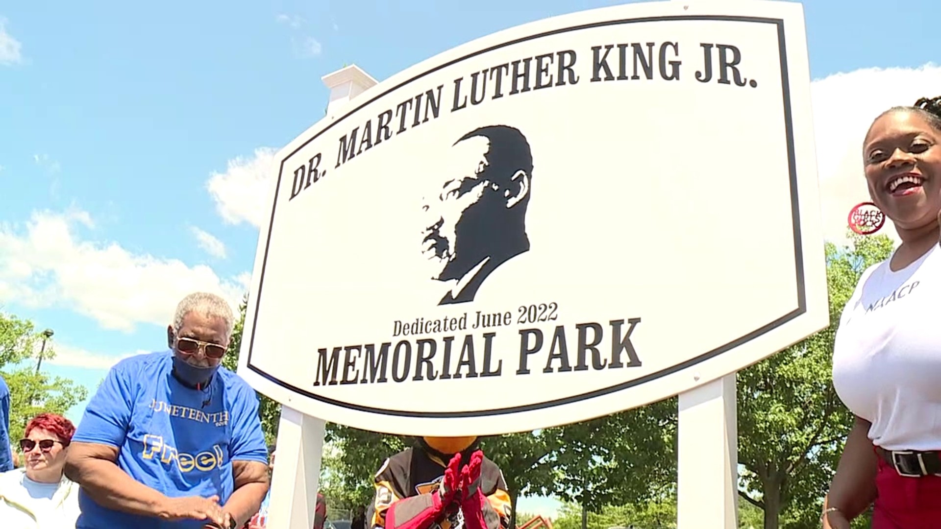 The Diamond City celebrated the holiday with the renaming of a beloved park.