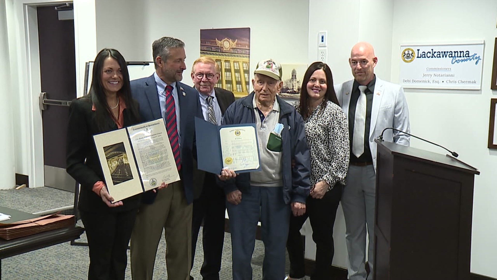 November 12th will now be known as "Eddie Sporko Day" in honor of his 100th birthday.