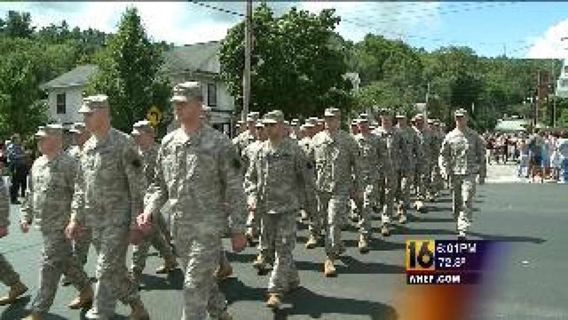 Parade Honors Soldiers