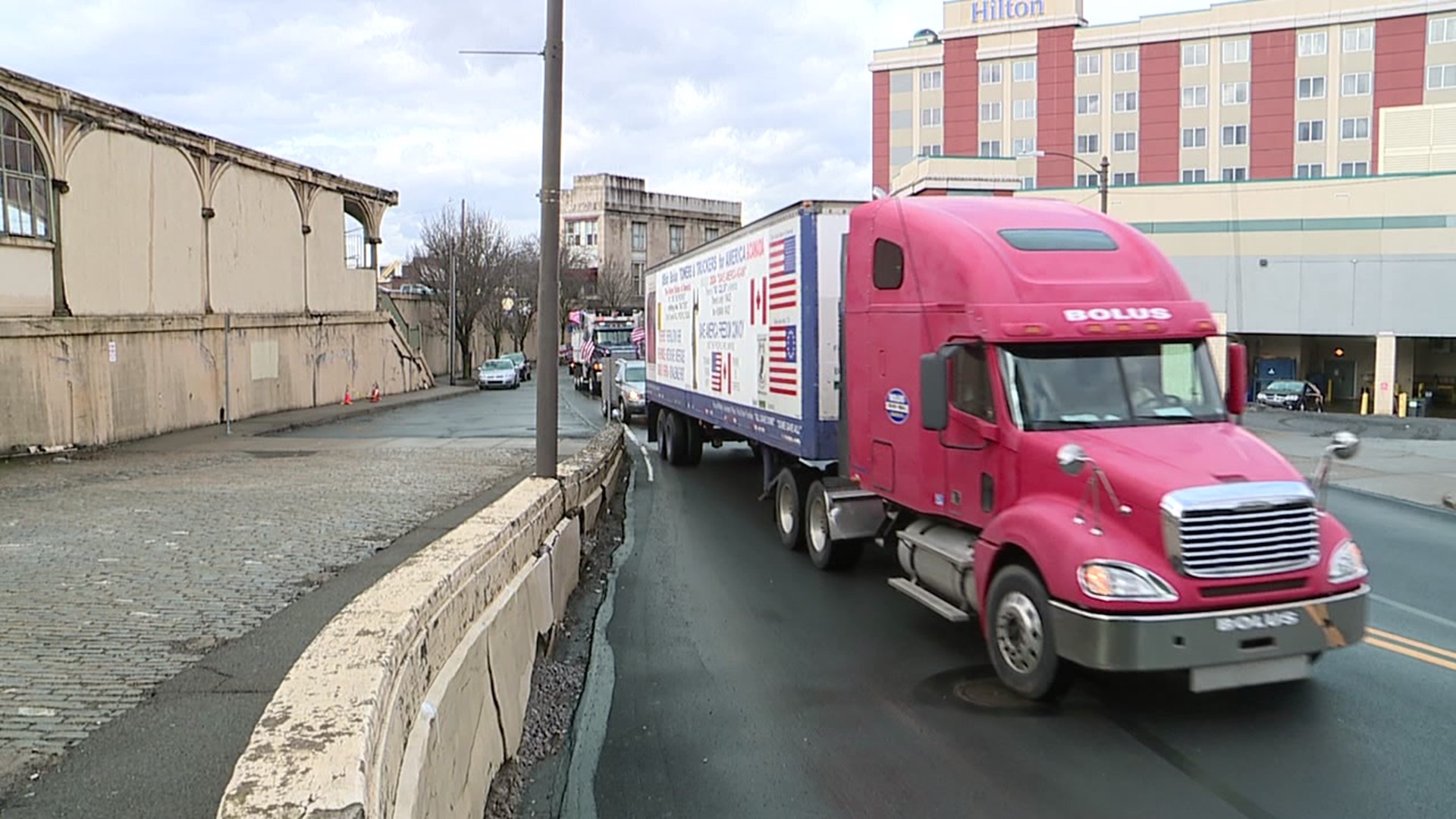 Several vehicles left the Scranton area on Interstate 81 south Wednesday morning.