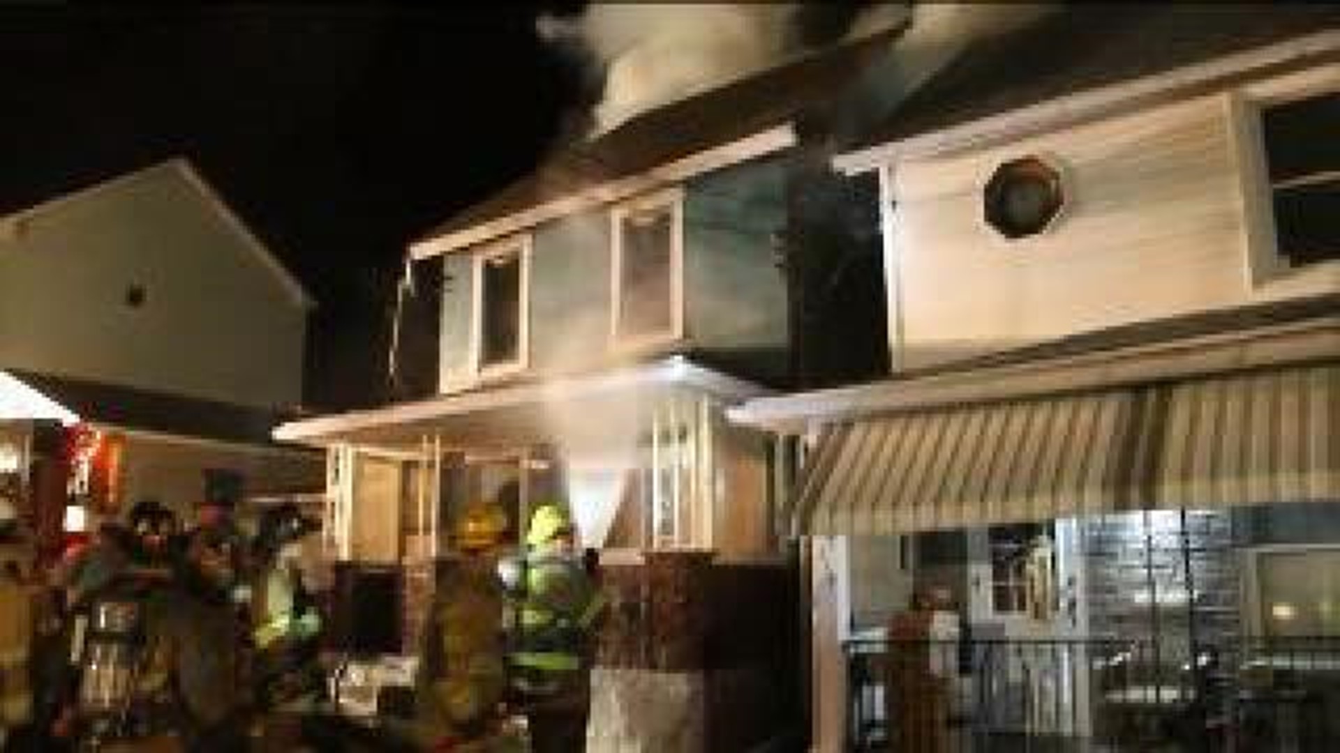 Firefighters Battle Early Morning Flames