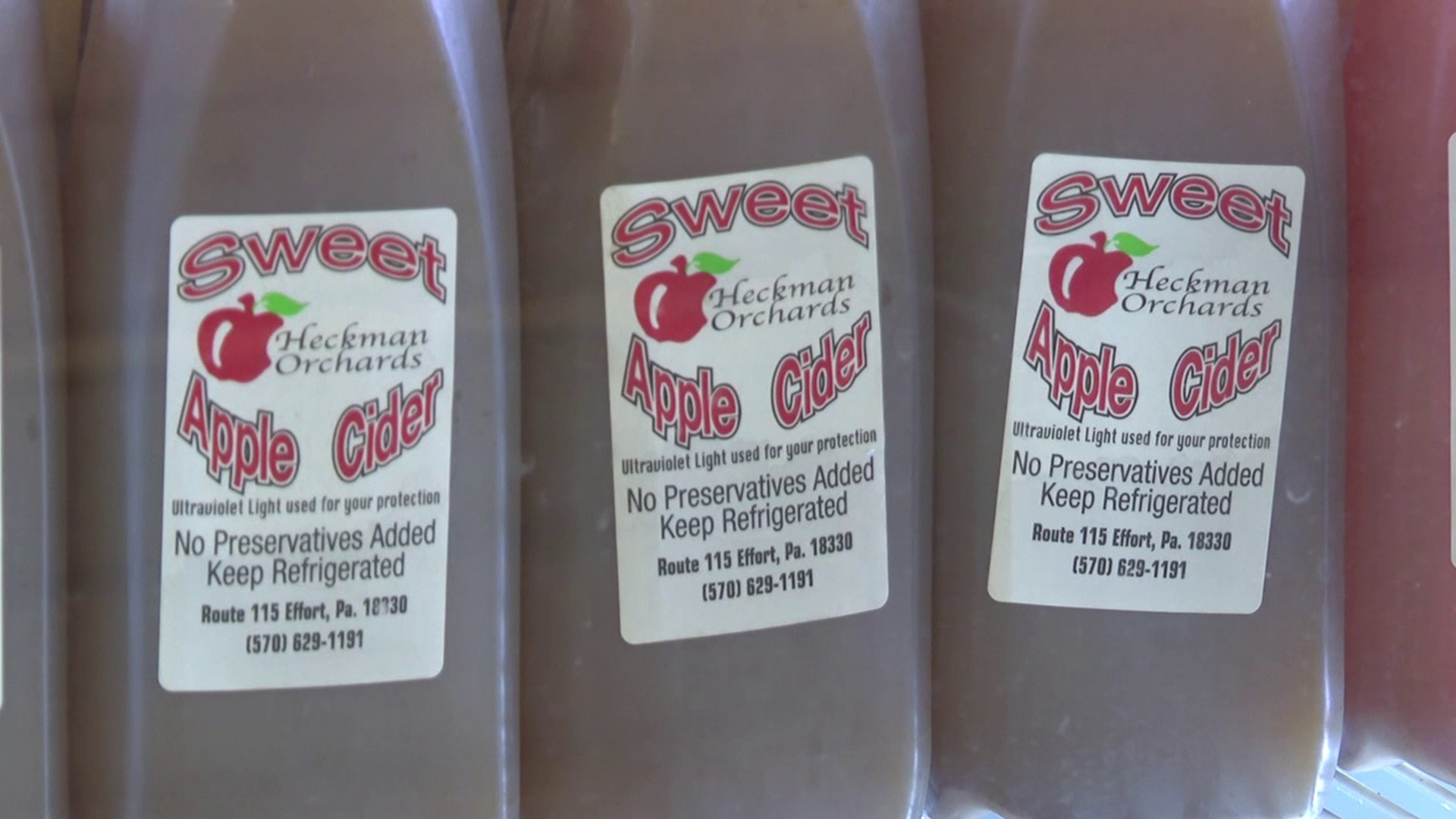 It's been a busy fall for a farm in the Poconos that makes its own apple cider.