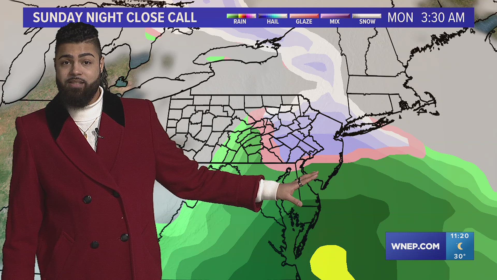 Wnep Pointer 11PM Update: Incoming storm shifts slightly north, snow showers ...
