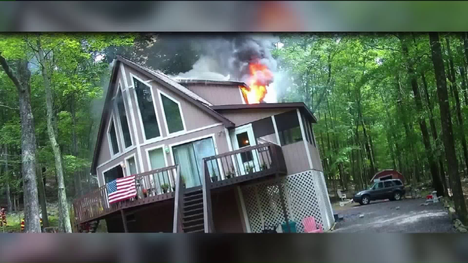 Home Damaged by Fire in Luzerne County