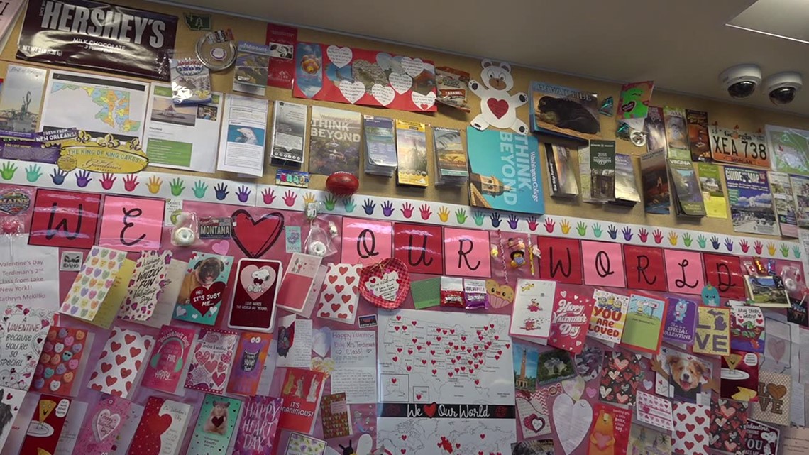 Students in Columbia County receive Valentine's from around the world - Vimarsana News